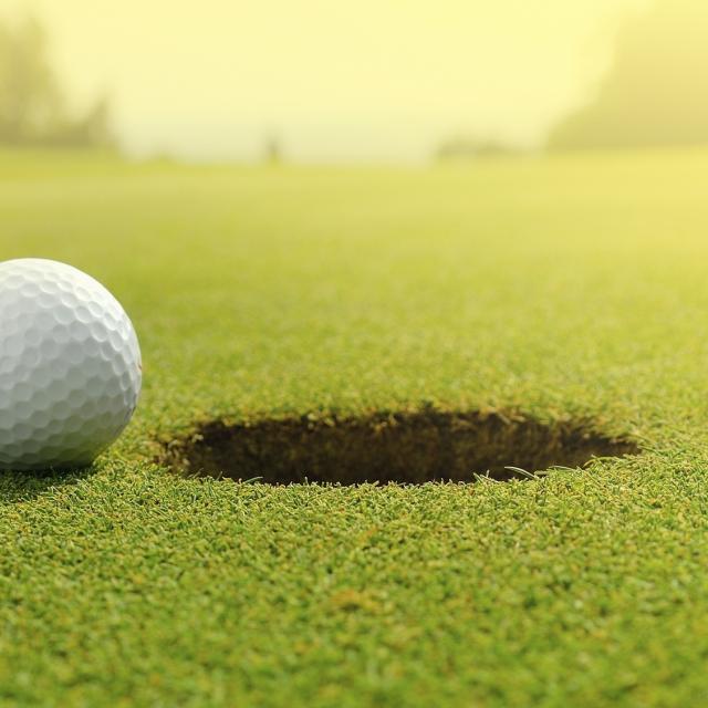 International golfbane i solskinsvejr