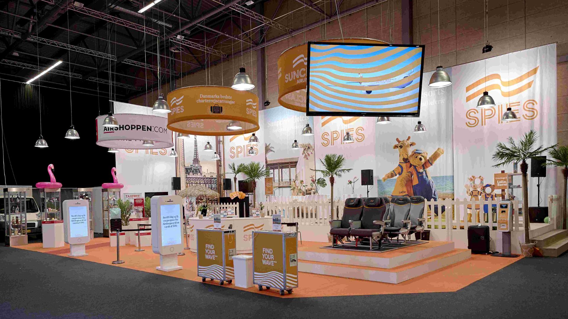 Eksempel på en standard stand til Ferie For Alle