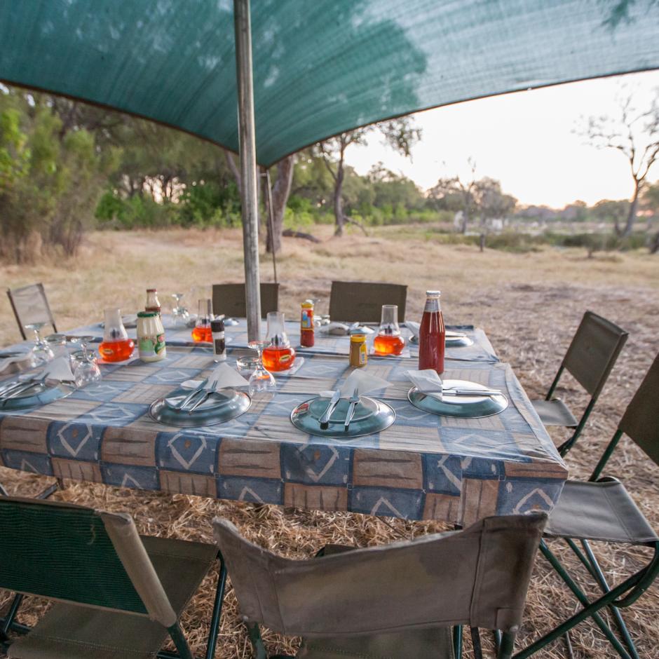 Fuldt serviceret mobil camping safari i Botswana