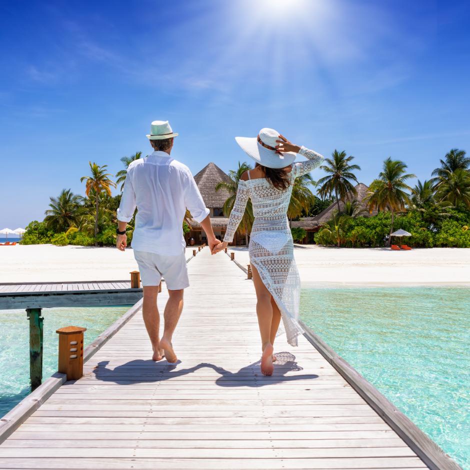 Badeferie i Det Indiske Ocean og Caribbien