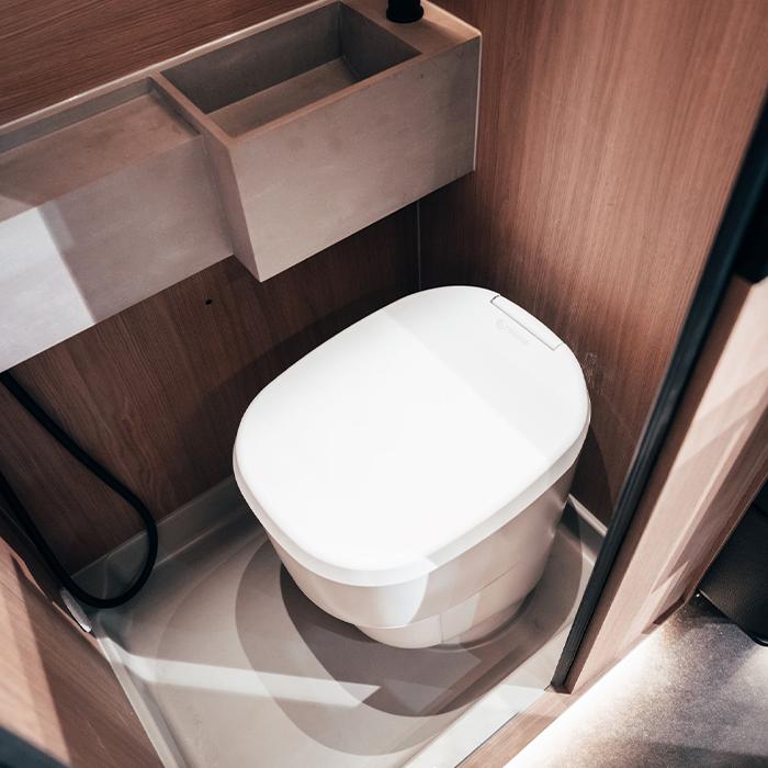 Clesana C1 toilet m/rund sokkel
