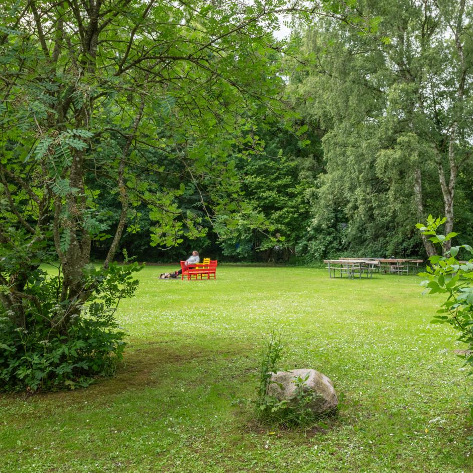 Teltplads ved Gudenåen