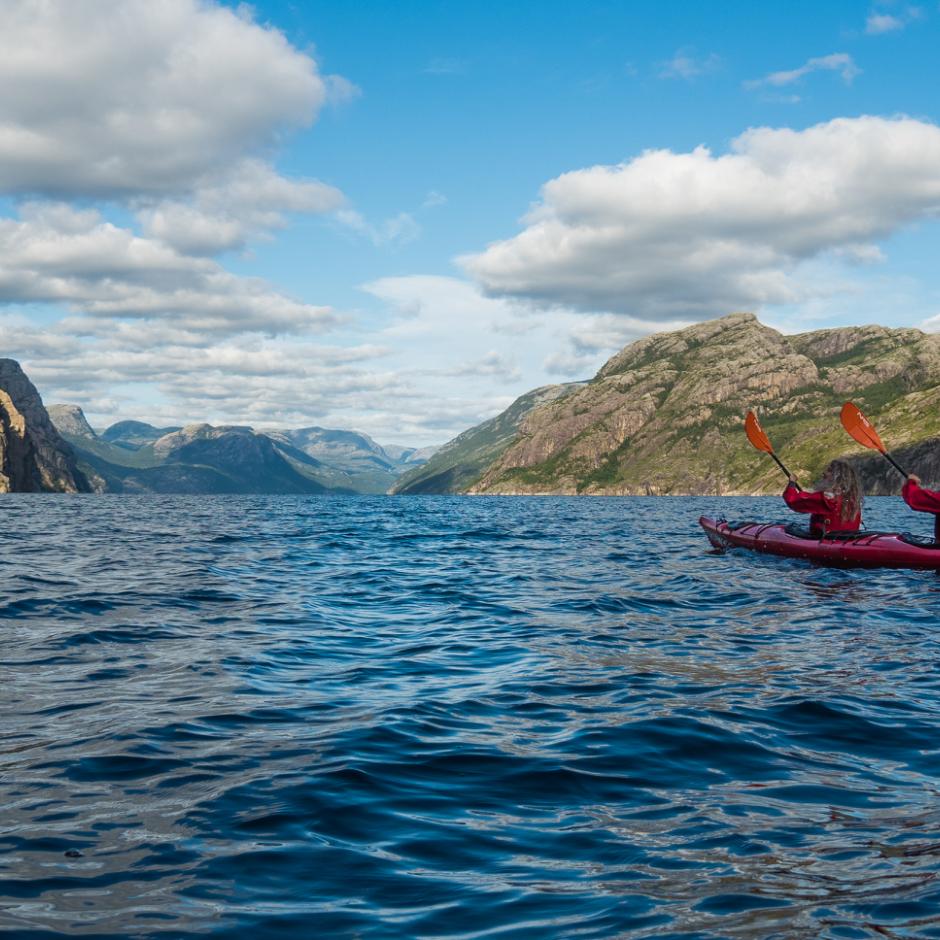 4-dages kajaktur i Norge: Vandring, kajak og camping i fjordene