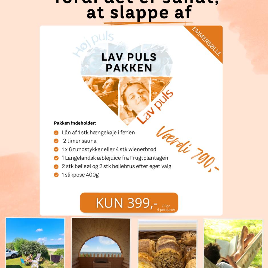 Lav puls pakke for 4 personer - 399,- (værdi 790,-)