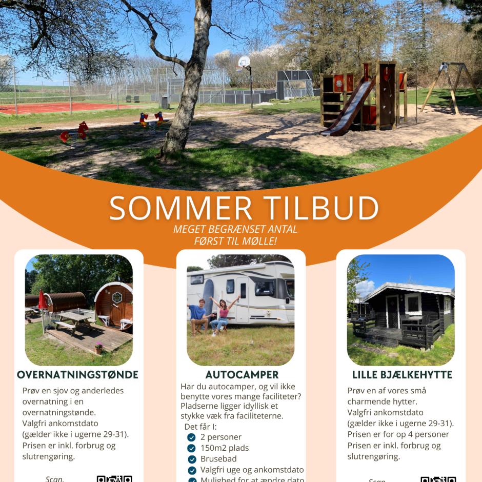 Autocamperplads - 2 personer kun 395,-